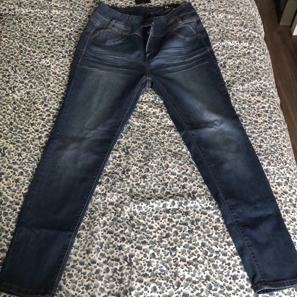 Skinny high waist butt lifting jeans